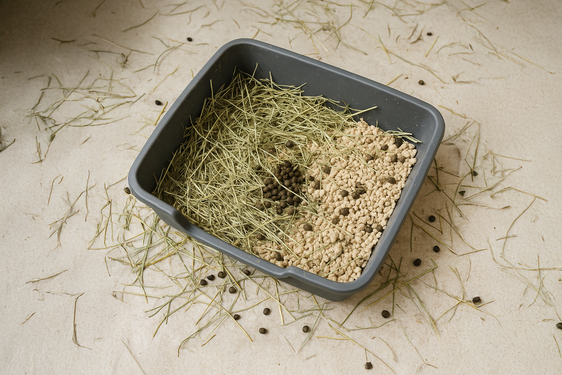 Messy Bunny Rabbit Litter Box