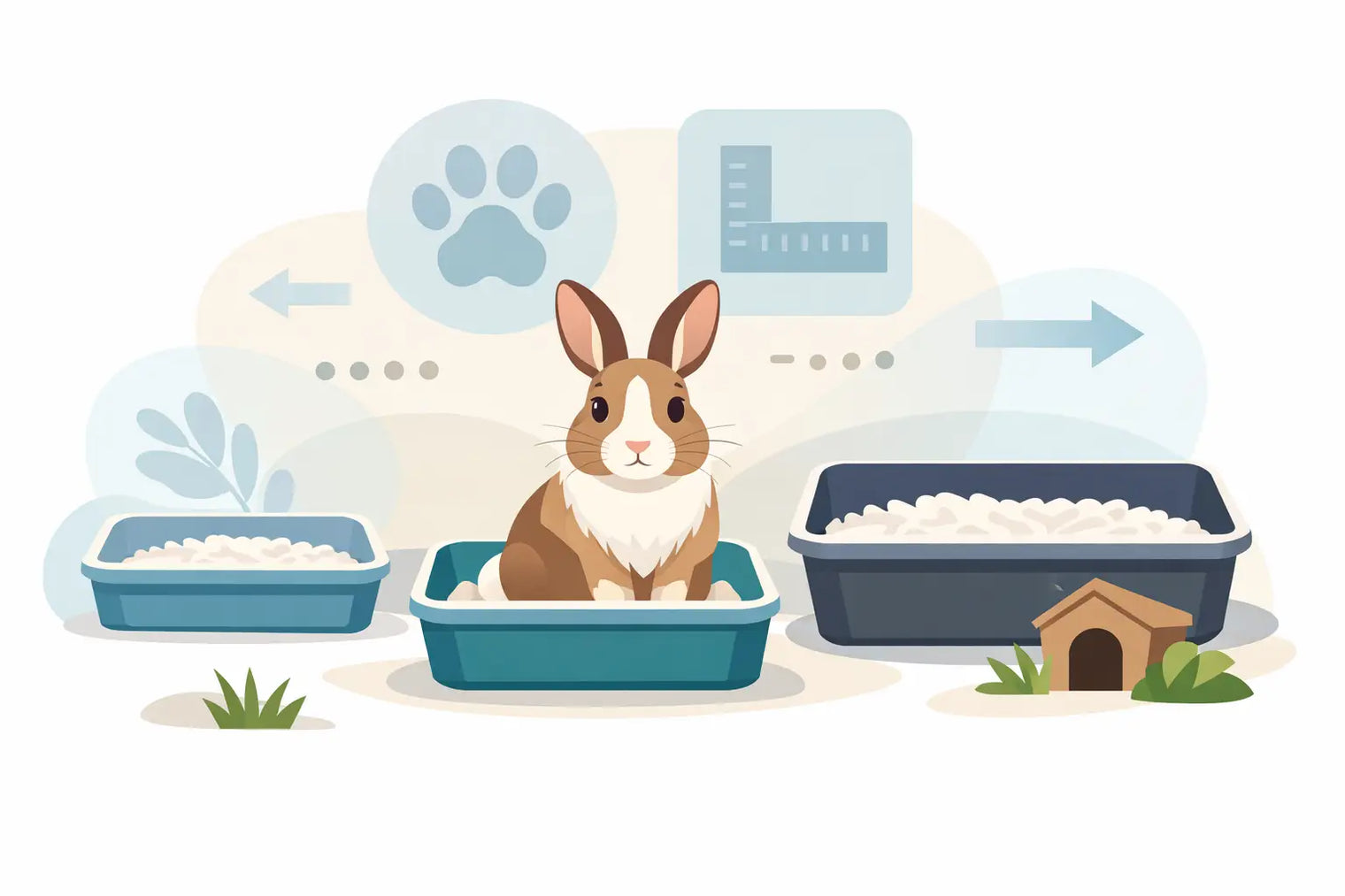 Rabbit Litter Box Size Selection Guide – LavieLoo Store