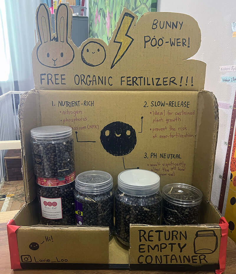 Bunny Poop for fertilizer