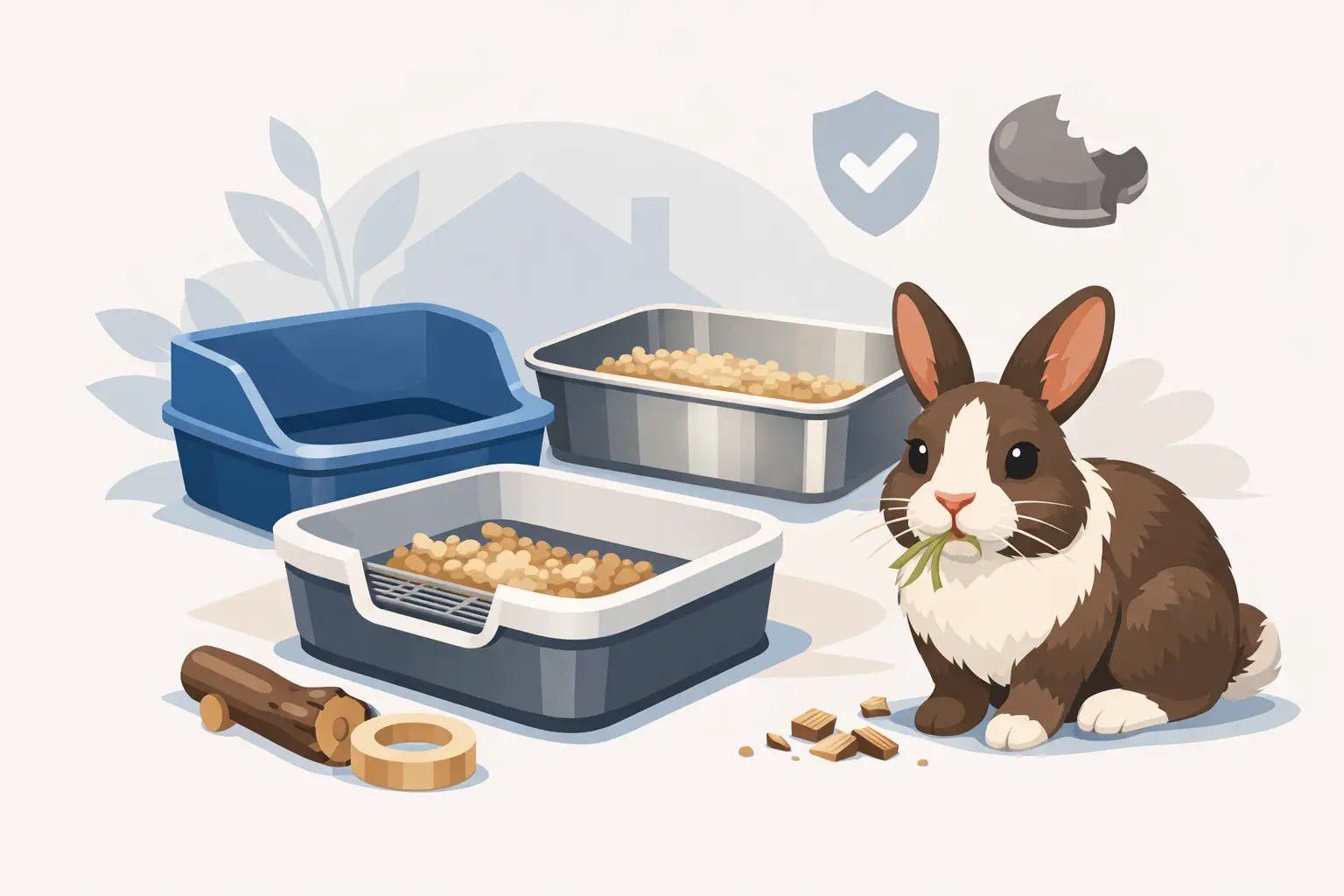 Best Durable Rabbit Litter Box for Chewers - LavieLoo Store