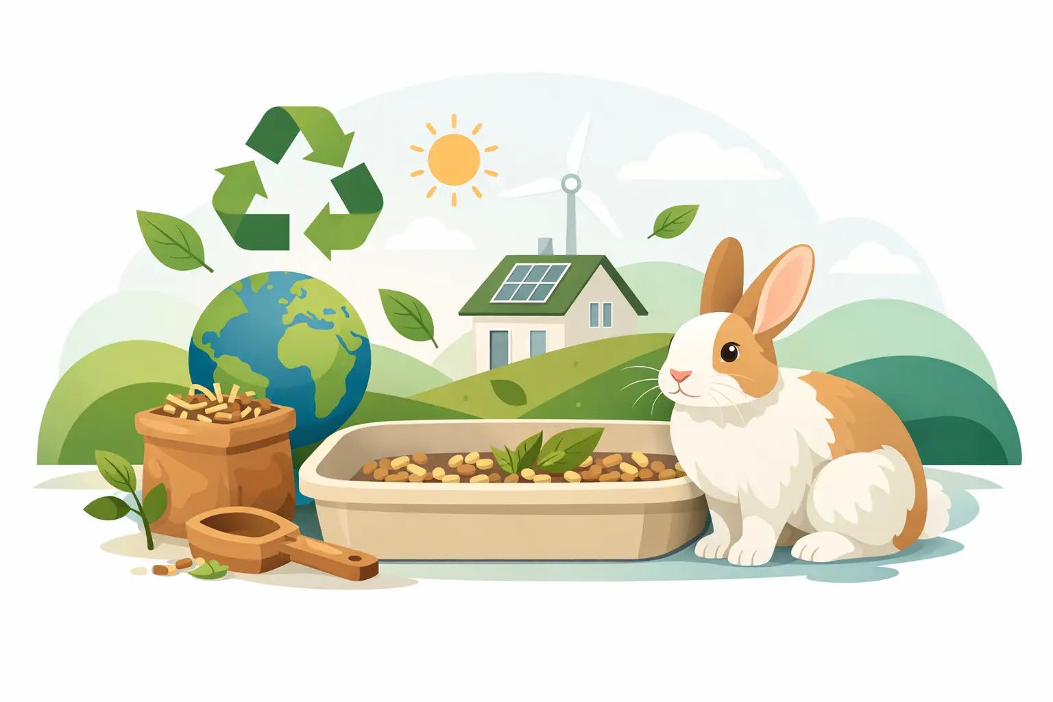 Eco Friendly Rabbit Litter Box Benefits - LavieLoo Store