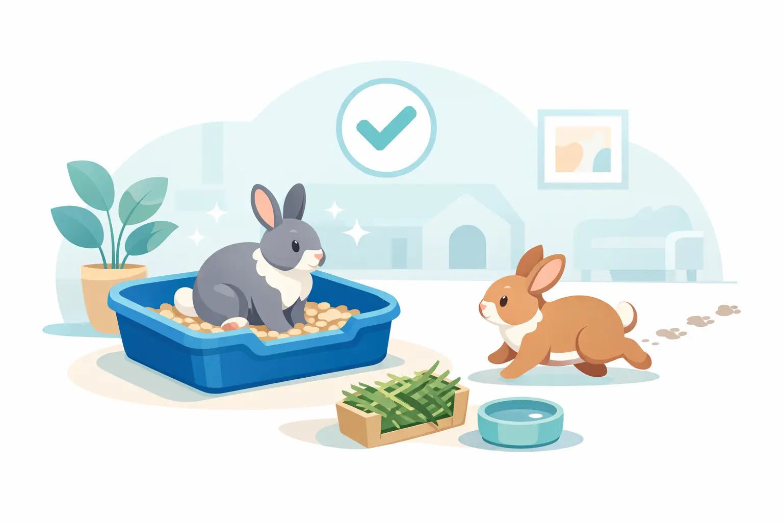How to Litter Train Indoor Rabbits Fast - LavieLoo Store