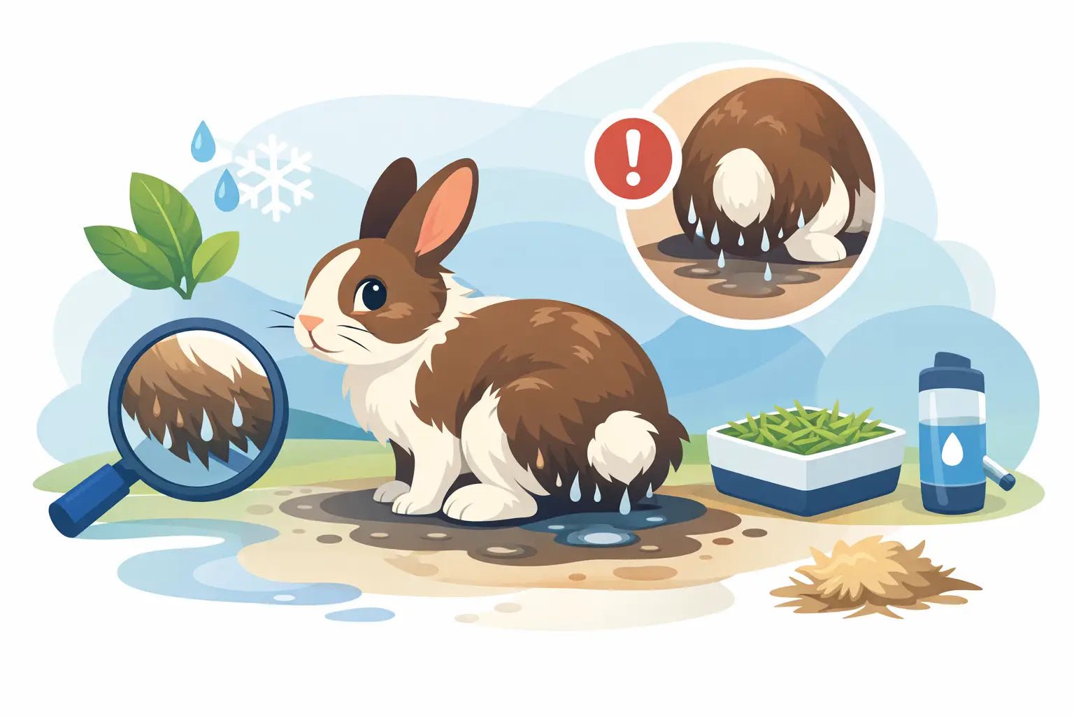 How to Prevent Wet Bottom in Rabbits - LavieLoo Store