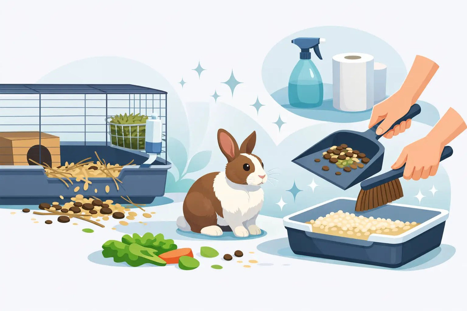 How to Reduce Rabbit Cage Mess Fast - LavieLoo Store