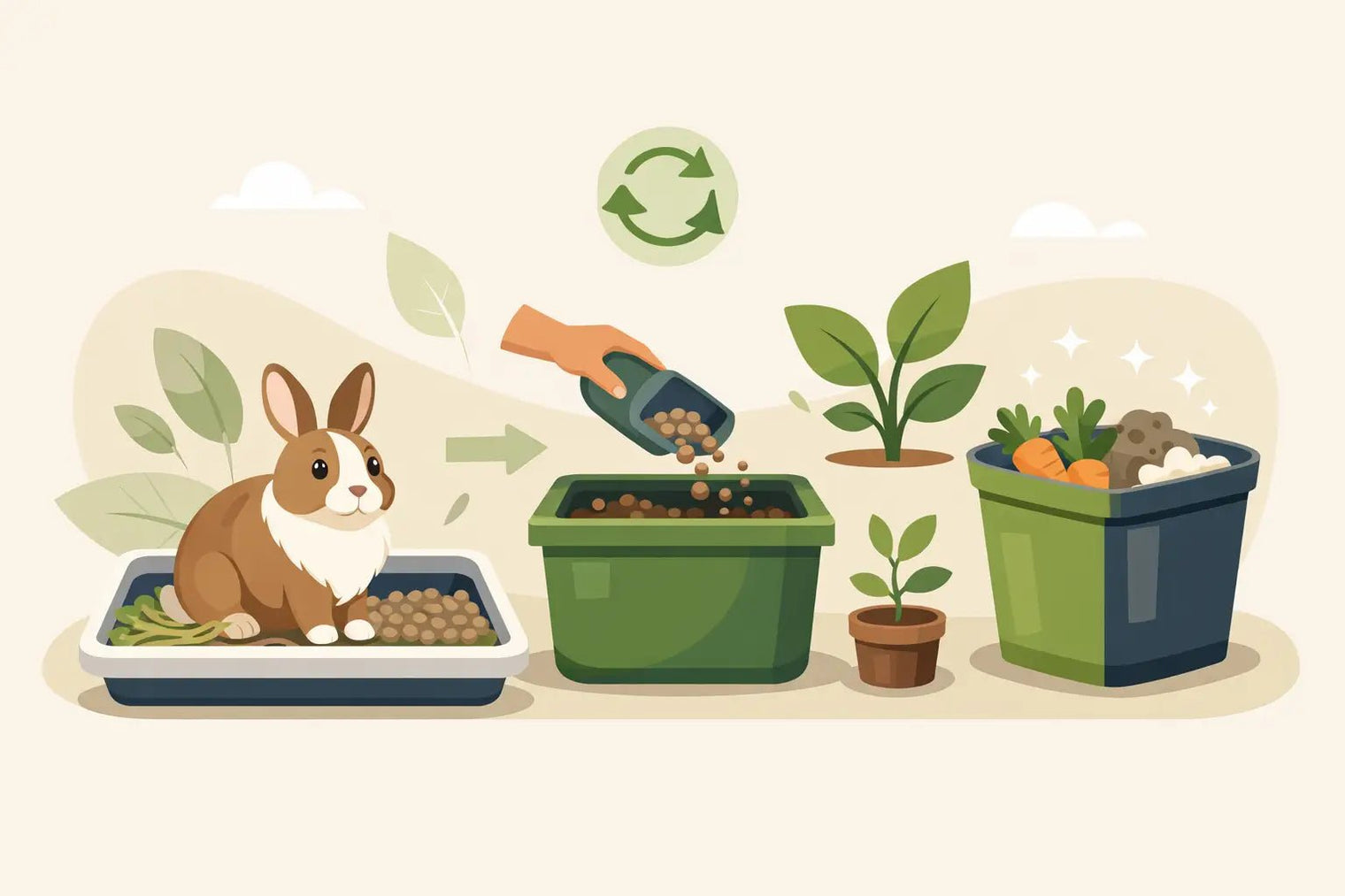 How to Reduce Rabbit Litter Waste - LavieLoo Store