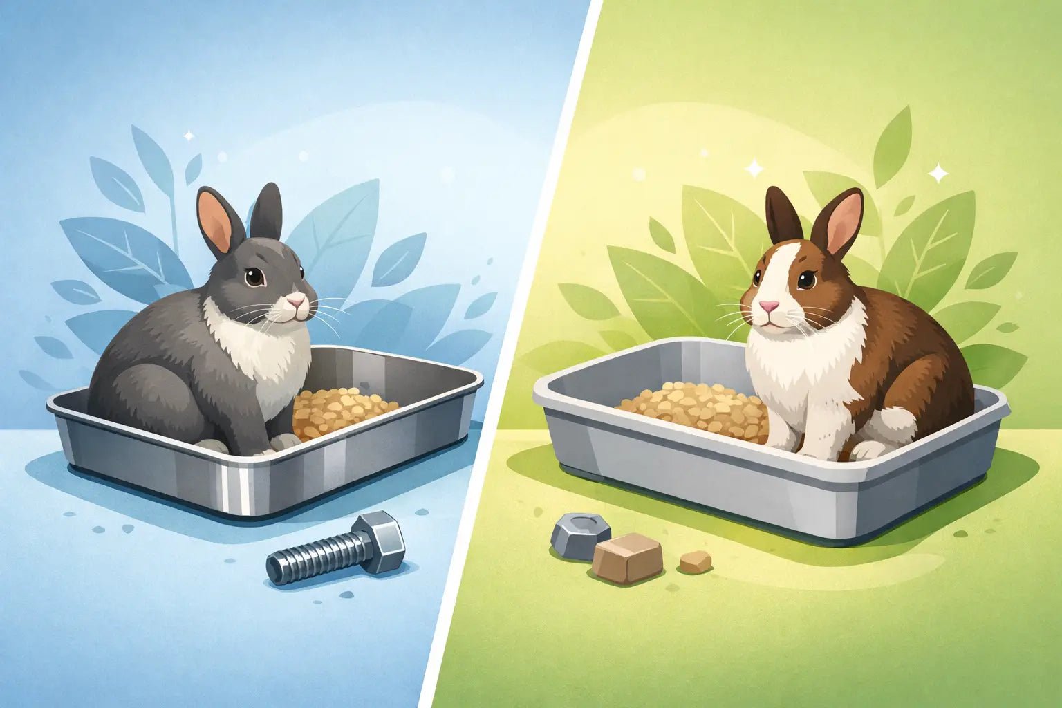 Metal vs Plastic Rabbit Tray: Which Lasts? - LavieLoo Store