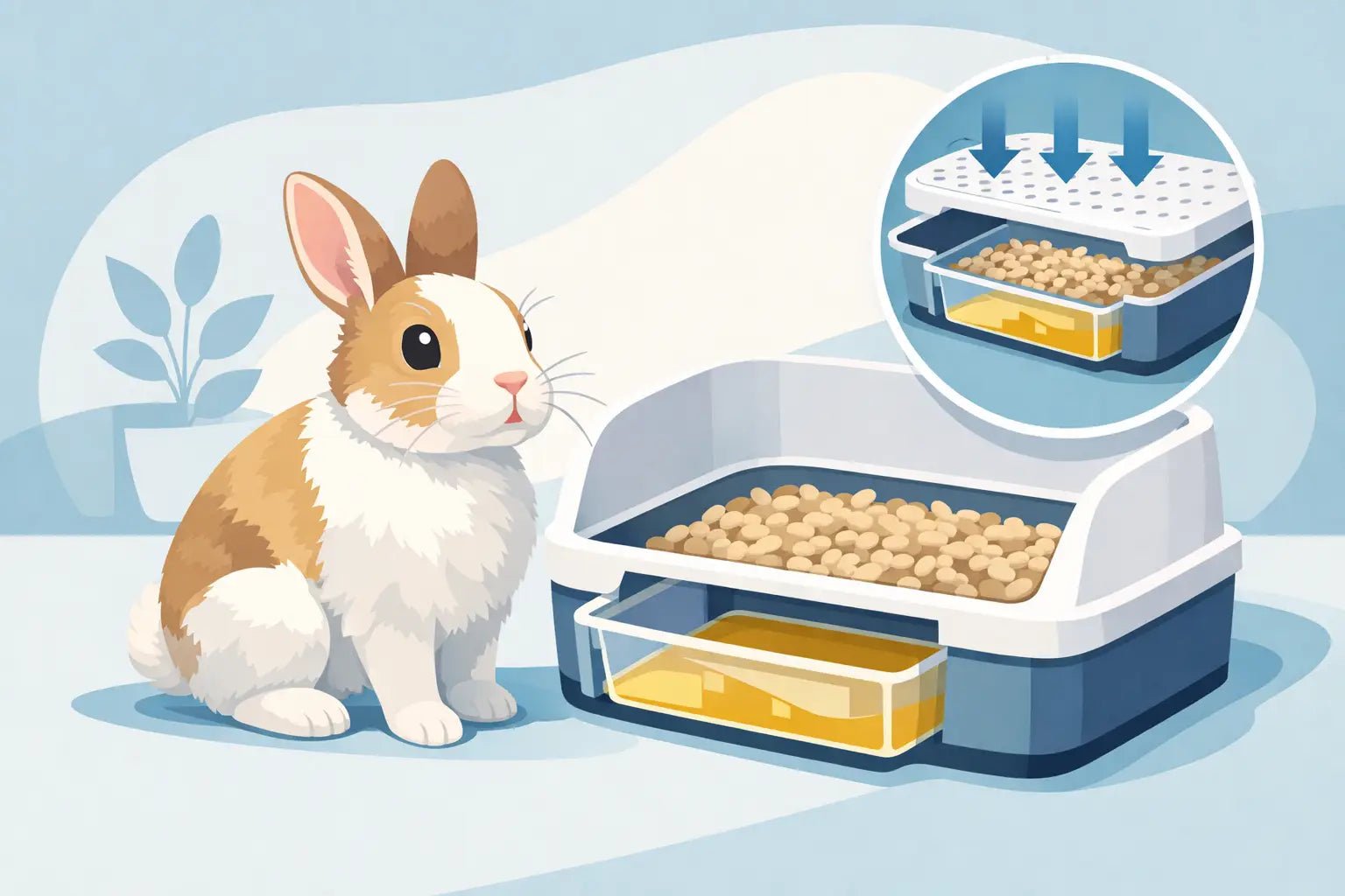 Rabbit Litter Box With Urine Tray Review - LavieLoo Store