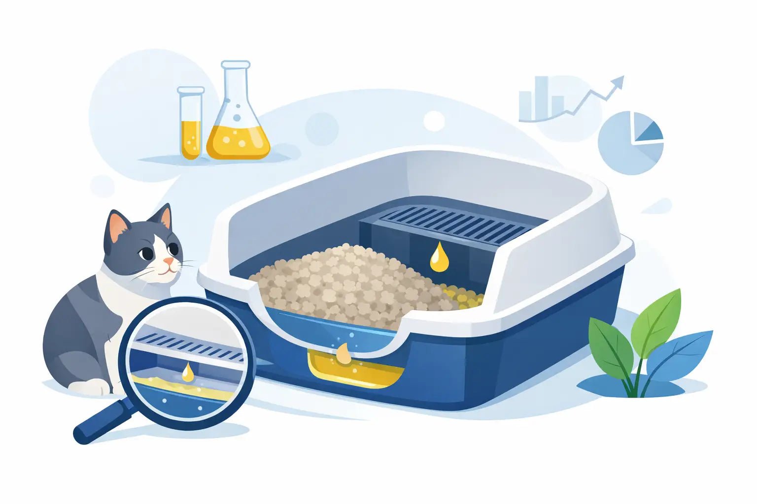 Reduced Litter Use With Urine Separator Test - LavieLoo Store