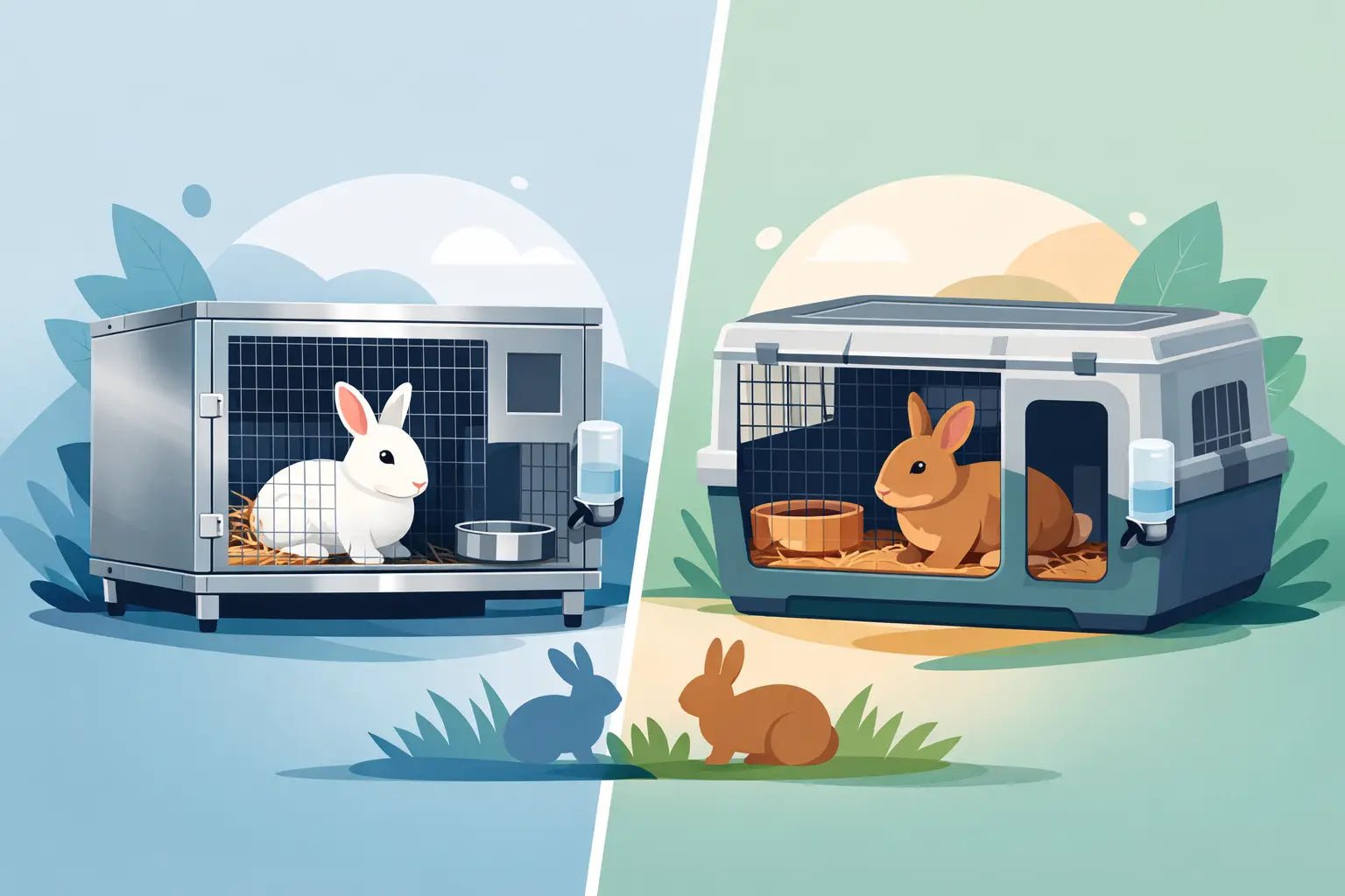 Stainless Steel vs Plastic Rabbit Box - LavieLoo Store