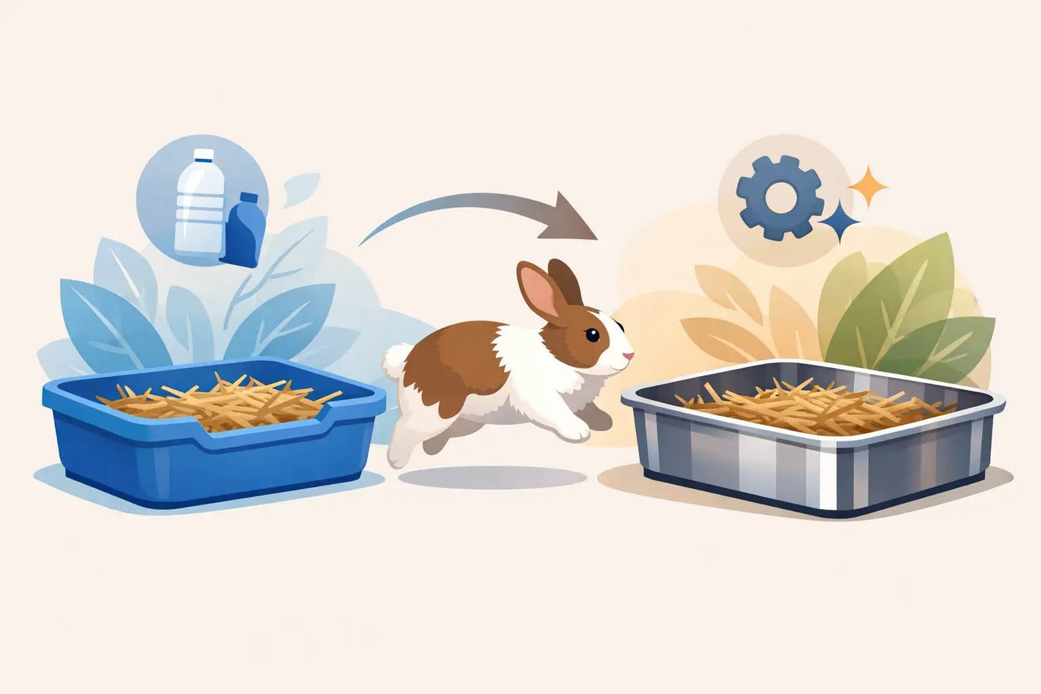 Switching From Plastic to Steel Rabbit Litter Box - LavieLoo Store