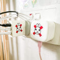 Charger l'image dans la visionneuse de la galerie, Two power adapters with Lavieloo rabbit stickers on a wall outlet, adding a cute touch to electronic devices.
