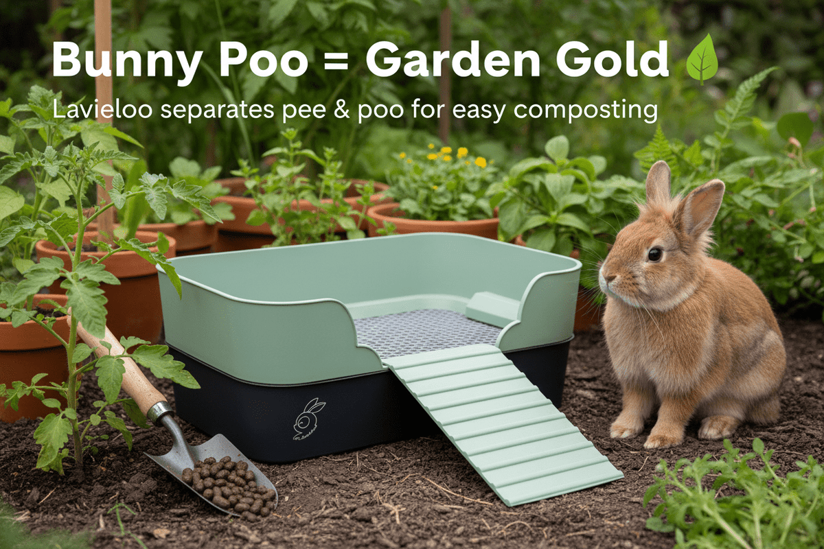 LavieLoo | Sustainable Stainless Steel Rabbit Litter Box – LavieLoo Store