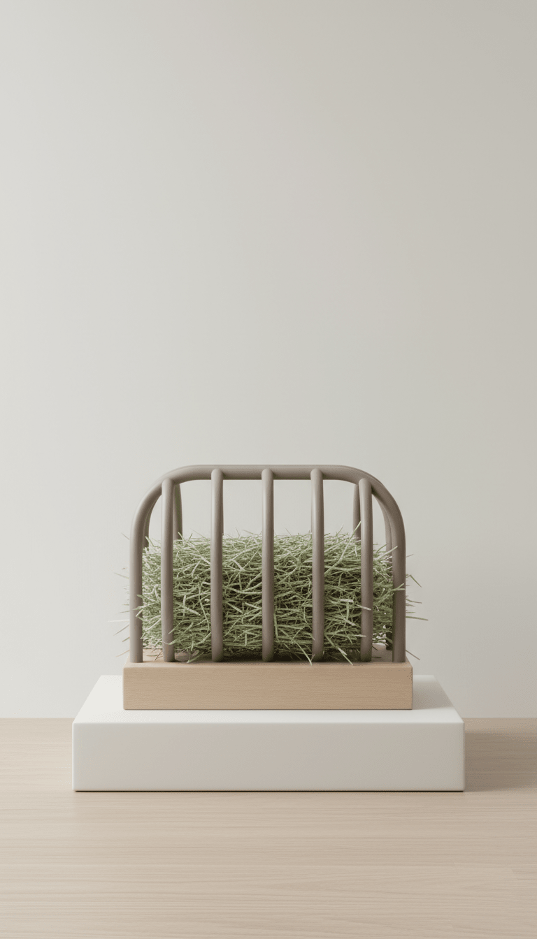 Minimalist Hay Feeder With Removable Tray - LavieLoo Store